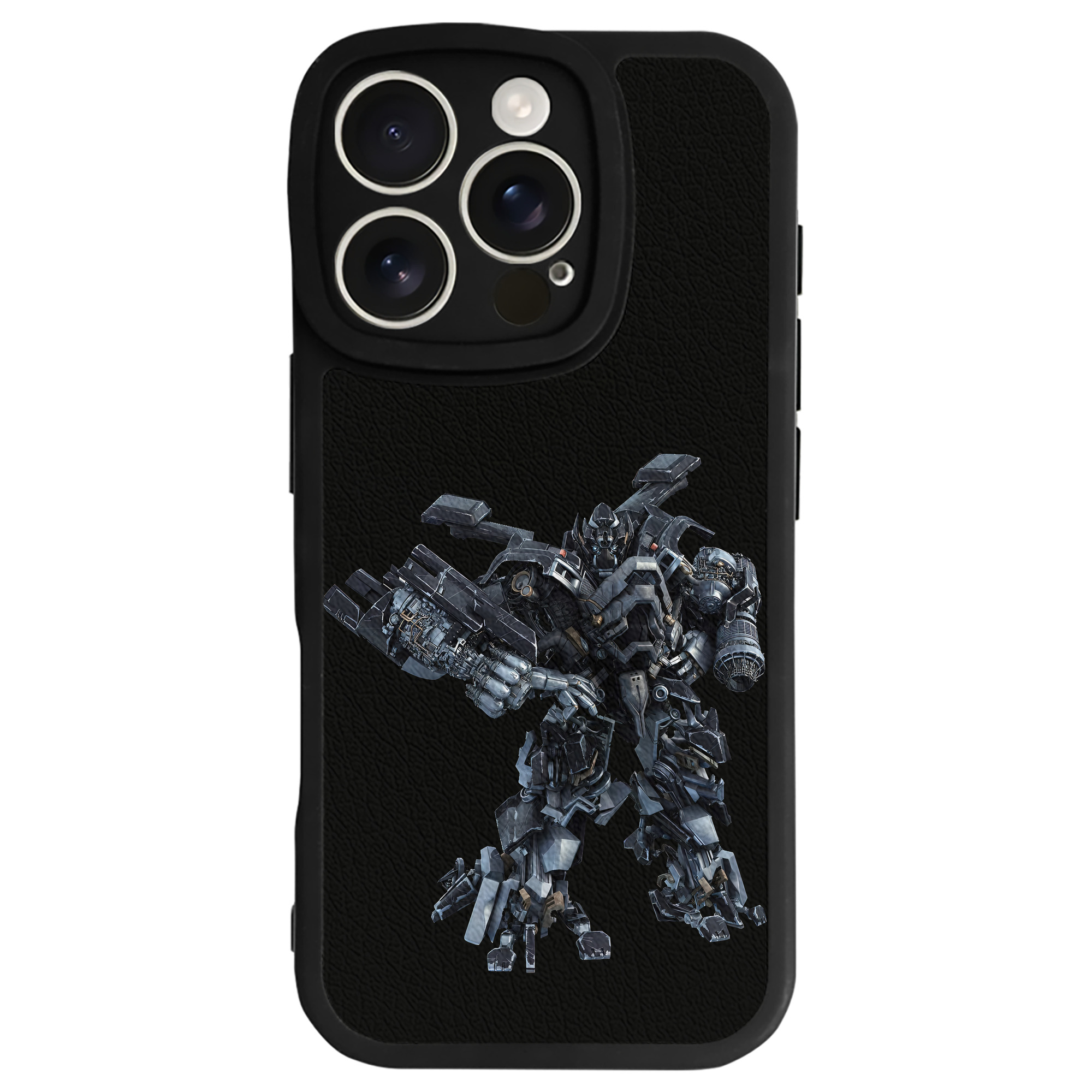 （画像用） Transformers トランスフォーマー 【iPhone 16シリーズ対応】シリコンスマホケース（レザー調） 材質：シリコン